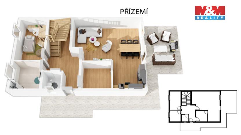 Prodej chalupy, Liberk - Bělá, 142 m2