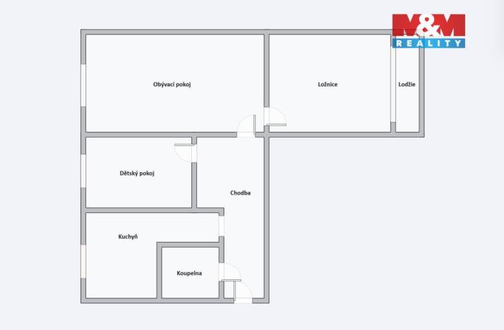 Prodej bytu 3+1, Jirkov, Smetanovy sady, 76 m2
