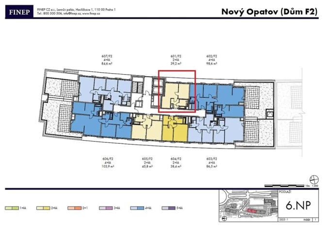 Prodej bytu 2+kk, Praha - Chodov, Bartůňkova, 39 m2
