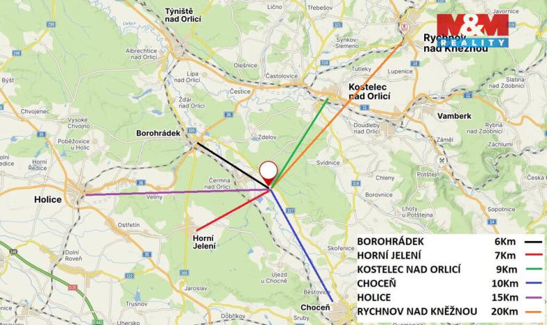 Prodej rodinného domu, Čermná nad Orlicí - Číčová, 55 m2