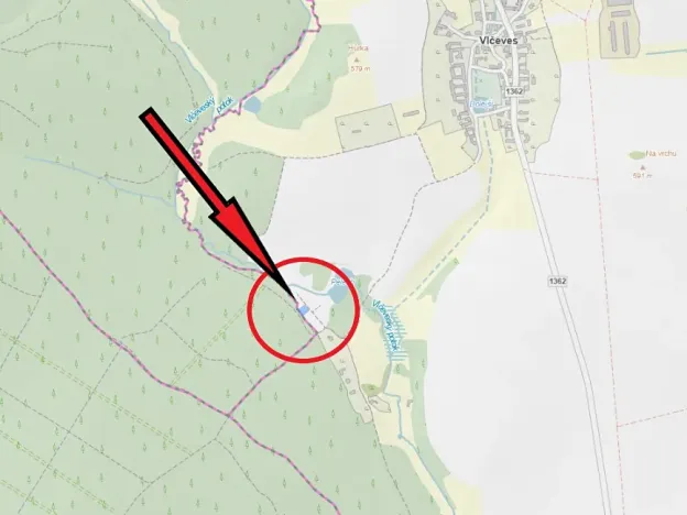 Prodej pozemku pro bydlení, Vlčeves, 473 m2