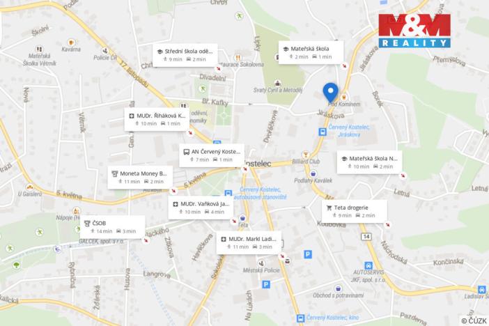 Prodej činžovního domu, Červený Kostelec, Jiráskova, 327 m2