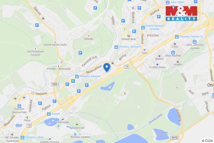 Pronájem bytu 4+1, Chomutov, Kamenná, 76 m2