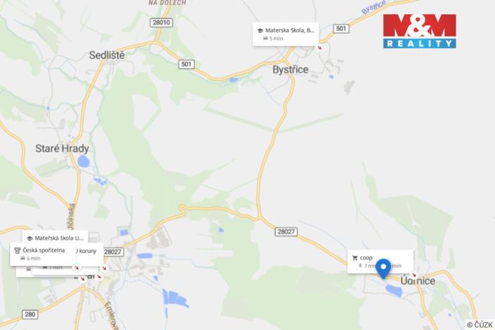 Prodej pozemku pro bydlení, Údrnice, 1215 m2