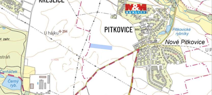 Prodej pole, Praha - Pitkovice, 12269 m2