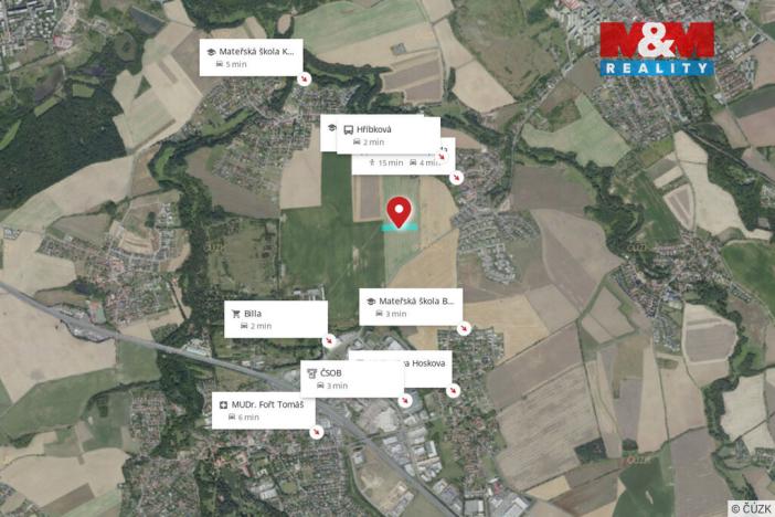 Prodej pole, Praha - Pitkovice, 12269 m2