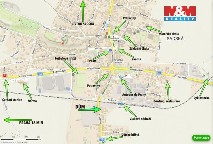 Prodej rodinného domu, Sadská, Prokopova, 141 m2