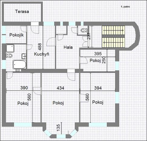 Pronájem bytu 4+1, Praha - Dejvice, Na pískách, 123 m2