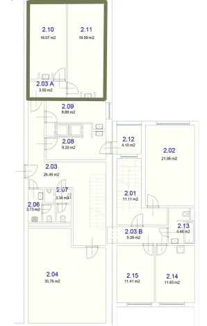 Pronájem kanceláře, Brno, Kolaříkova, 40 m2