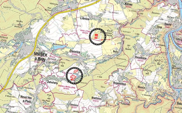 Prodej pole, Čisovice, 118495 m2