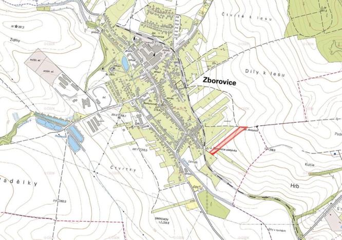 Prodej pole, Zdounky, 2520 m2