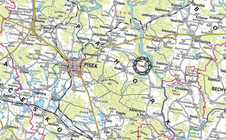 Prodej pozemku pro bydlení, Albrechtice nad Vltavou, 8720 m2