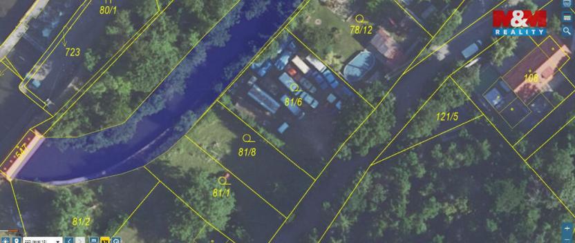 Prodej zahrady, Roztoky, 522 m2