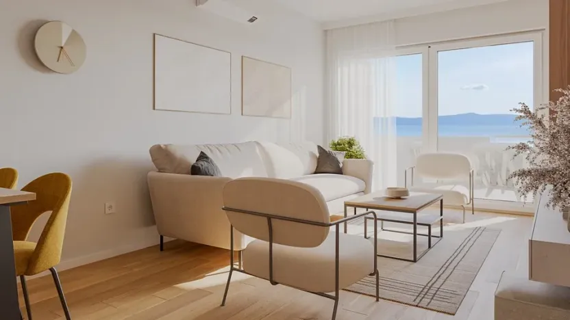 Prodej bytu 2+kk, Podgora, Chorvatsko, 52 m2