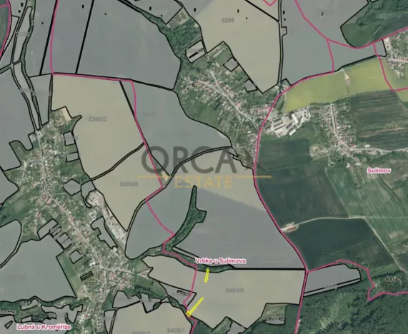 Prodej louky, Vrbka, 3028 m2