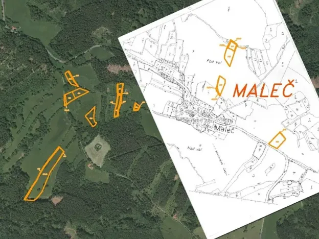 Dražba pole, Strašín, 33898 m2