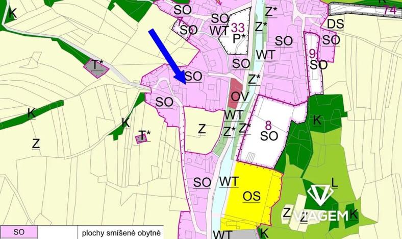 Prodej podílu pozemku pro bydlení, Valašská Senice, 482 m2