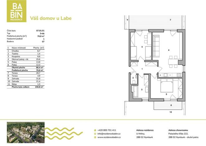 Pronájem bytu 3+kk, Nymburk, K Lesu, 71 m2