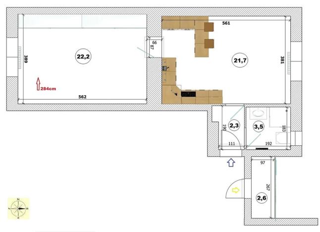 Prodej bytu 2+kk, Praha - Vinohrady, Libická, 57 m2