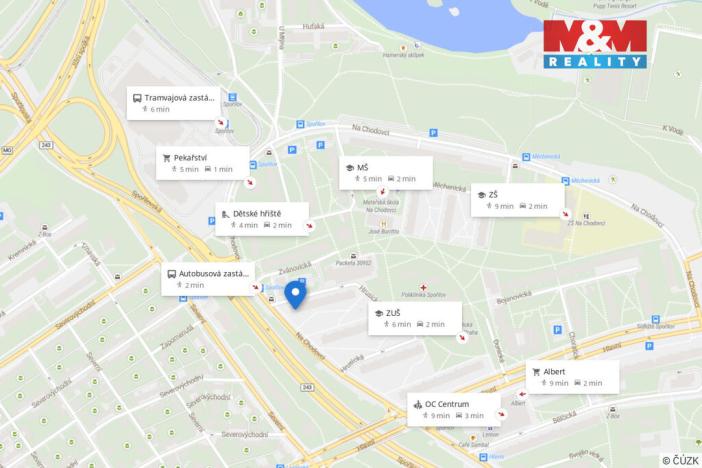 Prodej bytu 3+kk, Praha - Záběhlice, Hrusická, 54 m2