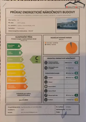 Prodej rodinného domu, Lažánky, 170 m2