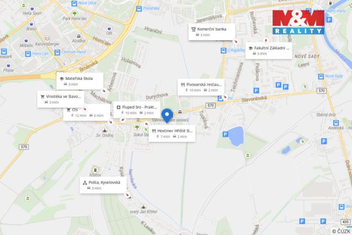 Pronájem bytu 2+kk, Olomouc - Slavonín, Josefa Beka, 61 m2