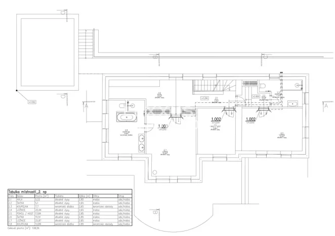 Pronájem vily, Praha - Dejvice, V Šáreckém údolí, 253 m2