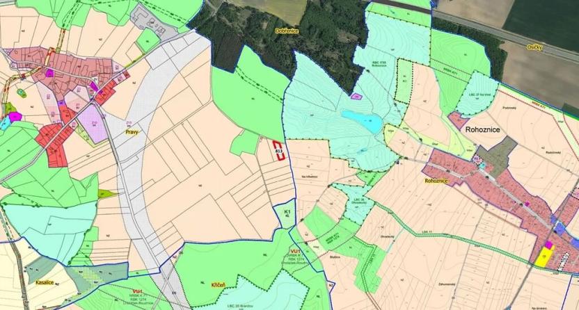Prodej pole, Pravy, 3403 m2