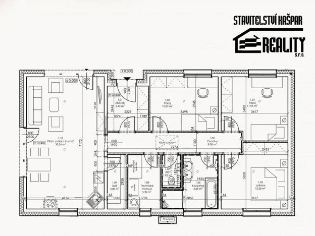 Prodej rodinného domu, Chroustovice, 96 m2