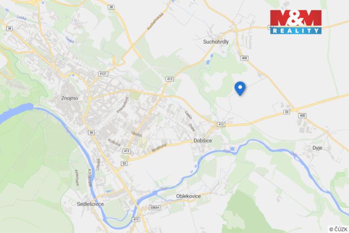 Prodej zahrady, Dobšice, 2462 m2