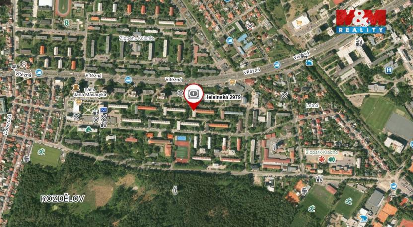 Pronájem bytu 2+1, Kladno, Helsinská, 54 m2