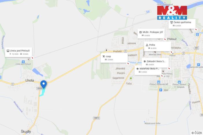 Prodej pozemku pro bydlení, Přelouč - Lhota, 9877 m2