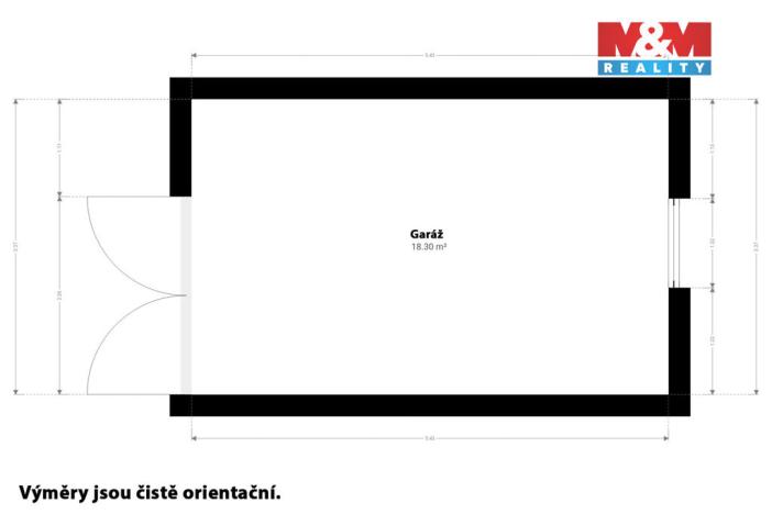 Prodej garáže, Rokycany - Nové Město, 21 m2