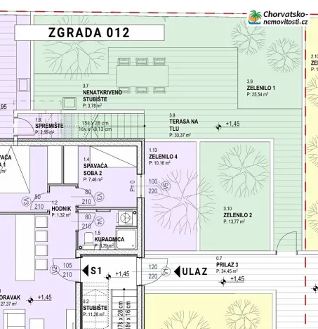Prodej bytu 3+1, Povljana, Chorvatsko, 161 m2