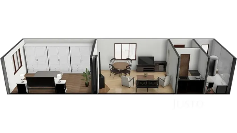 Prodej rodinného domu, Lhenice, 61 m2