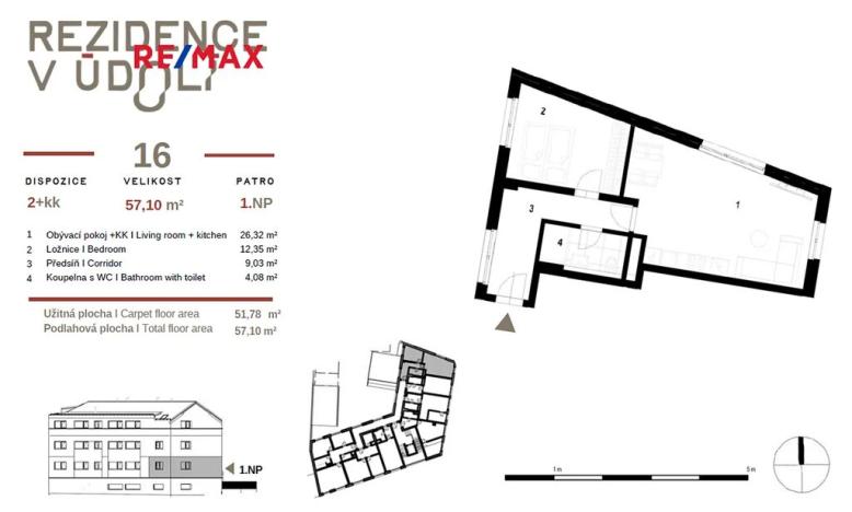 Prodej bytu 2+kk, Praha - Hrdlořezy, Českobrodská, 57 m2