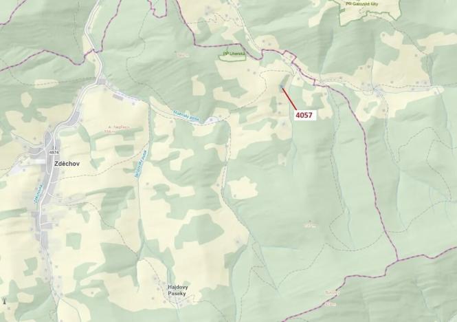 Dražba lesa, Zděchov, 435 m2