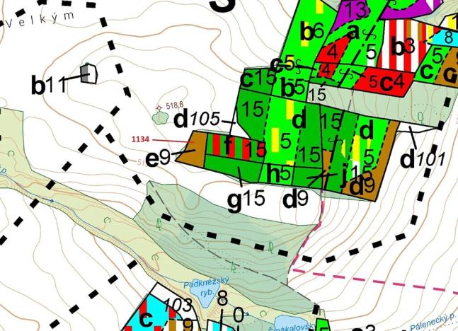 Dražba lesa, Hradiště, 1083 m2