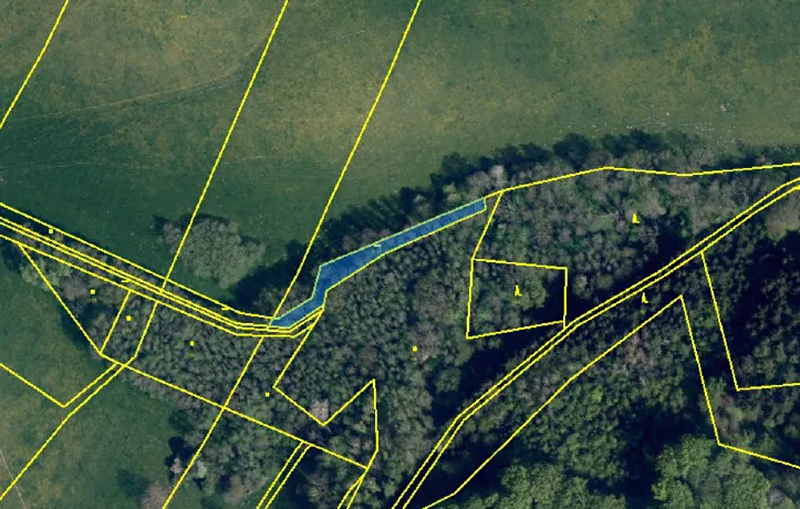 Dražba pozemku, Bohatice, 781 m2