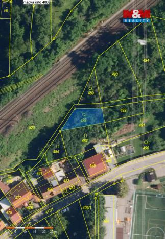 Prodej zahrady, Brno, Zlatníky, 592 m2