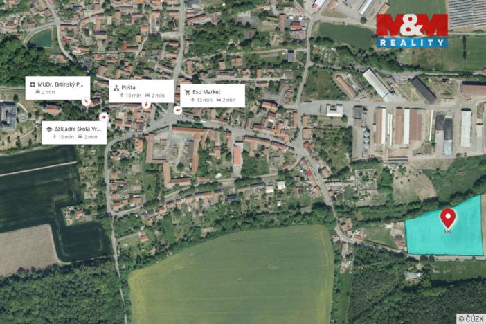 Prodej pozemku pro bydlení, Vraný, 15203 m2