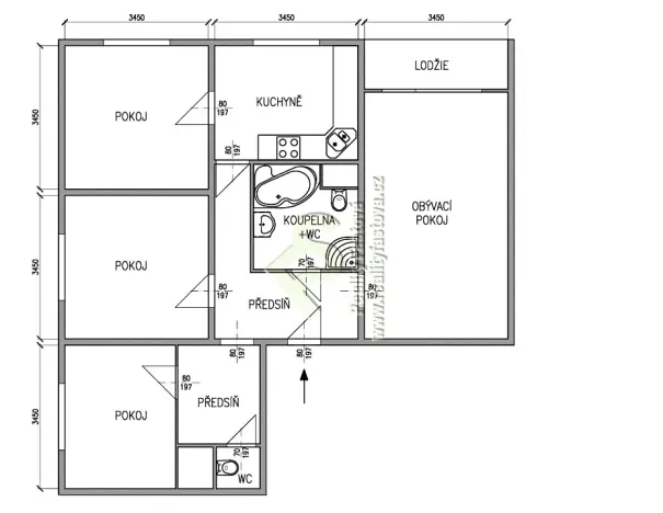 Prodej bytu 4+1, Plzeň, Břeclavská, 90 m2