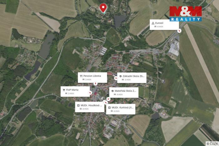 Prodej pozemku pro bydlení, Zbraslavice, 837 m2