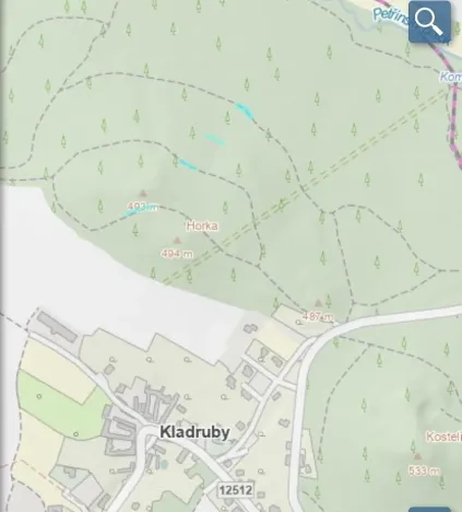 Dražba pozemku, Kladruby nad Labem, 698 m2