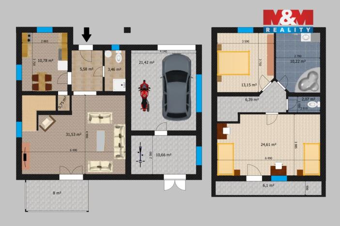Prodej rodinného domu, Běstvina - Vestec, 112 m2