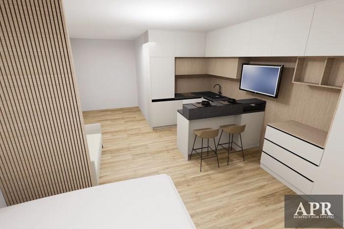 Pronájem bytu 1+kk, Zlín, Pod Hradem II, 27 m2