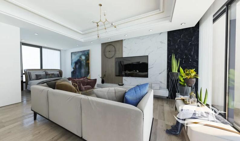 Prodej bytu 1+kk, Trikomo, Kypr, 44 m2