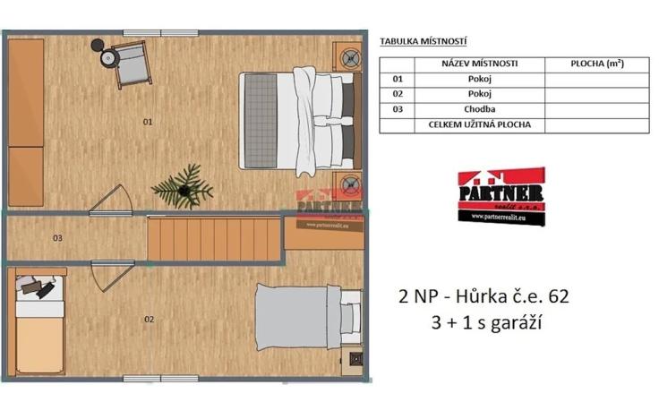 Prodej chaty, Horní Planá, 82 m2