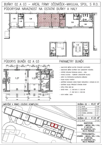 Pronájem výrobních prostor, Prostějov, Za Olomouckou, 250 m2