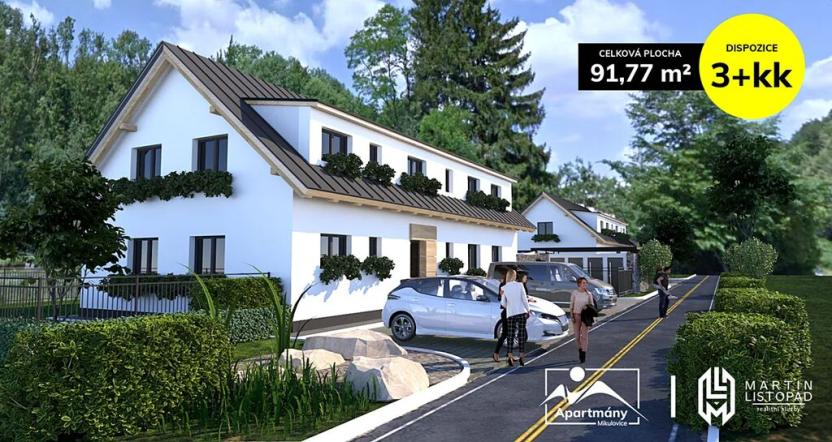 Prodej bytu 3+kk, Mikulovice, 77 m2